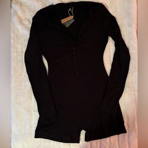 SKIMS Soft Lounge Button Up Henley Onesie